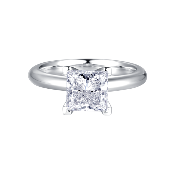 1.8ct Princess Cut Lab-Grown Diamond Ring