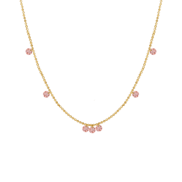 1.95ct TW Lab-Grown Pink Diamond Necklace