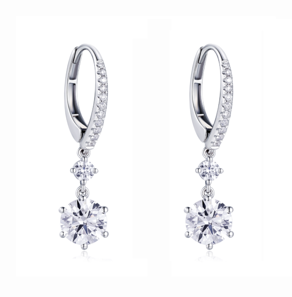 1.15ct & 1.15ct Lab-Grown Diamond Earrings