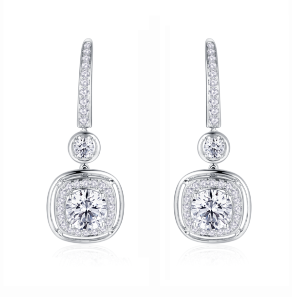 3.08ct TW Lab-Grown Diamonds Earrings