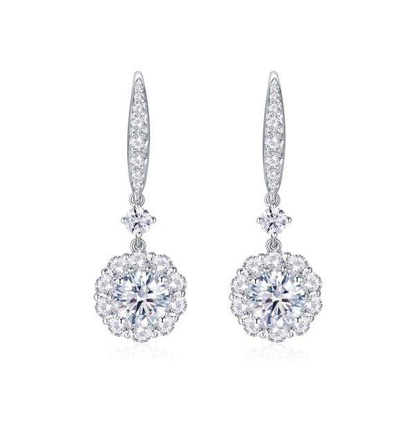 1.08ct&1.08ct Lab-Grown Diamond Earrings